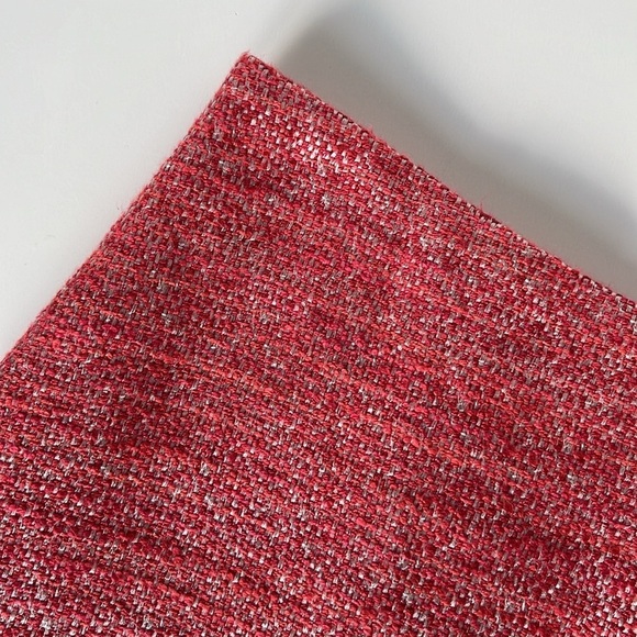 Cop.Copine Publier A-Line Red Pink Mini Skirt Linen Blend Tweed Sz 38 (M) - Picture 5 of 17